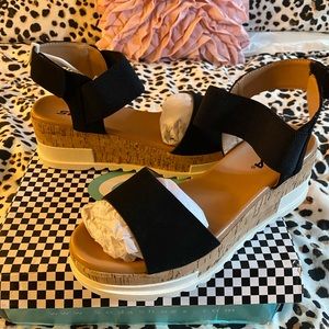 Soda sandals, never worn.